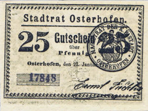 Germany, 25 Pfennig, 1034.1a