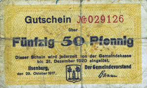 Germany, 50 Pfennig, I3.1a