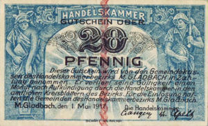 Germany, 20 Pfennig, M57.1a