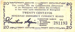 Philippines, 20 Centavo, S483b