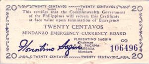 Philippines, 20 Centavos, S493