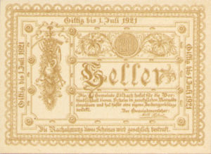 Austria, 20 Heller, FS 150a