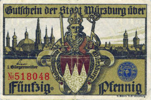 Germany, 50 Pfennig, W65.5b