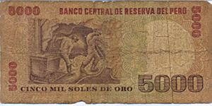 Peru, 5,000 Soles De Oro, P119