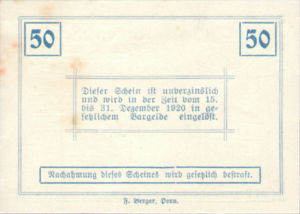 Austria, 50 Heller, FS 1276c