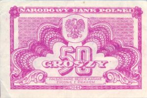 Poland, 50 Grosz, P104a