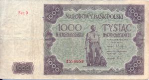 Poland, 1,000 Zloty, P133