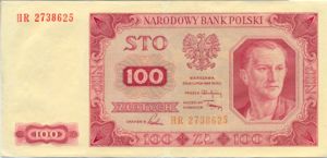 Poland, 100 Zloty, P139 v1