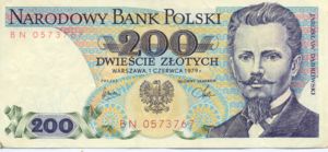 Poland, 200 Zloty, P144b v1