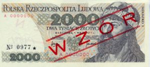 Poland, 2,000 Zloty, P147s1