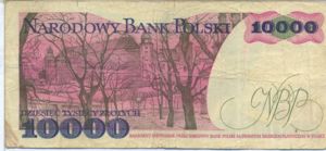 Poland, 10,000 Zloty, P151a
