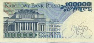 Poland, 100,000 Zloty, P154a
