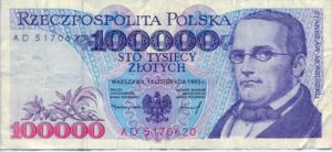 Poland, 100,000 Zloty, P160a