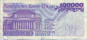 Poland, 100,000 Zloty, P160a