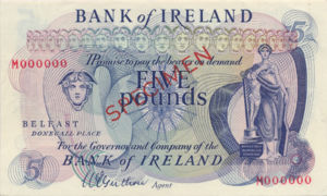 Ireland, Northern, 5 Pound, P57as