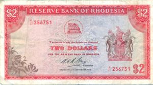 Rhodesia, 2 Dollar, P31c