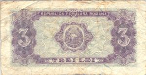 Romania, 3 Lei, P82b