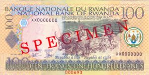 Rwanda, 100 Franc, P29bs
