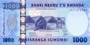 Rwanda, 1,000 Franc, P31b