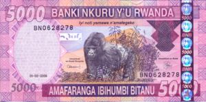 Rwanda, 5,000 Franc, P33b