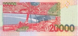 São Tomé and Príncipe (Saint Thomas and Prince), 20,000 Dobra, P67b