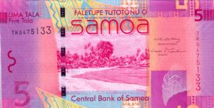 Samoa, 5 Tala, P38a