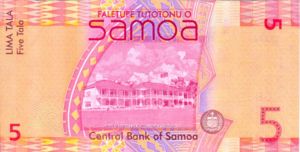 Samoa, 5 Tala, P38b