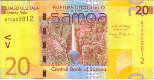 Samoa, 20 Tala, P40a