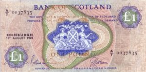 Scotland, 1 Pound, P109b