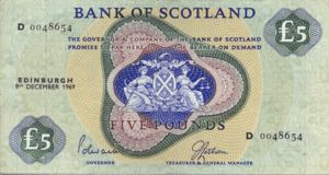 Scotland, 5 Pound, P110b