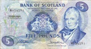 Scotland, 5 Pound, P112b