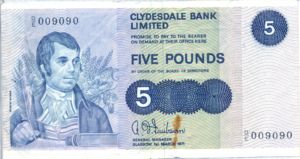 Scotland, 5 Pound, P205a