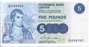 Scotland, 5 Pound, P205c