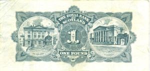 Scotland, 1 Pound, P325b
