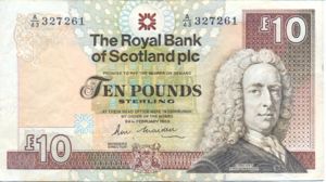Scotland, 10 Pound, P348a