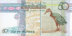 Seychelles, 50 Rupee, P38 v2