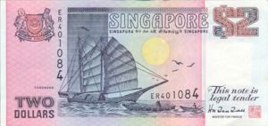 Singapore, 2 Dollar, P37