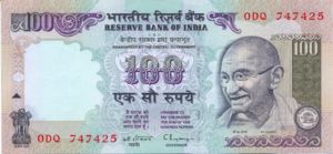 India, 100 Rupee, P91a