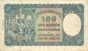 Slovakia, 100 Koruna, P11a
