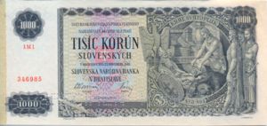 Slovakia, 1,000 Koruna, P13s