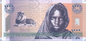 Somaliland, 1,000 Shilling, CS1a