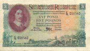 South Africa, 5 Pound, P97a
