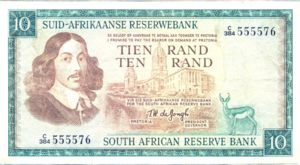 South Africa, 10 Rand, P114c