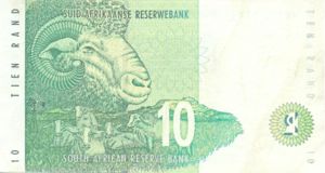 South Africa, 10 Rand, P123b