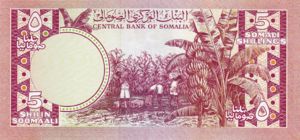 Somalia, 5 Shilling, P21