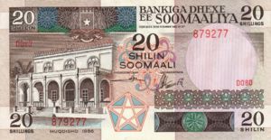 Somalia, 20 Shilling, P33b