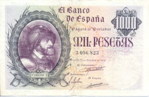 Spain, 1,000 Peseta, P125a