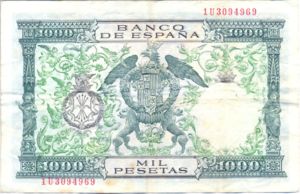 Spain, 1,000 Peseta, P149a