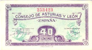 Spain, 40 Centimos, S602