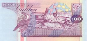 Suriname, 100 Gulden, P139b